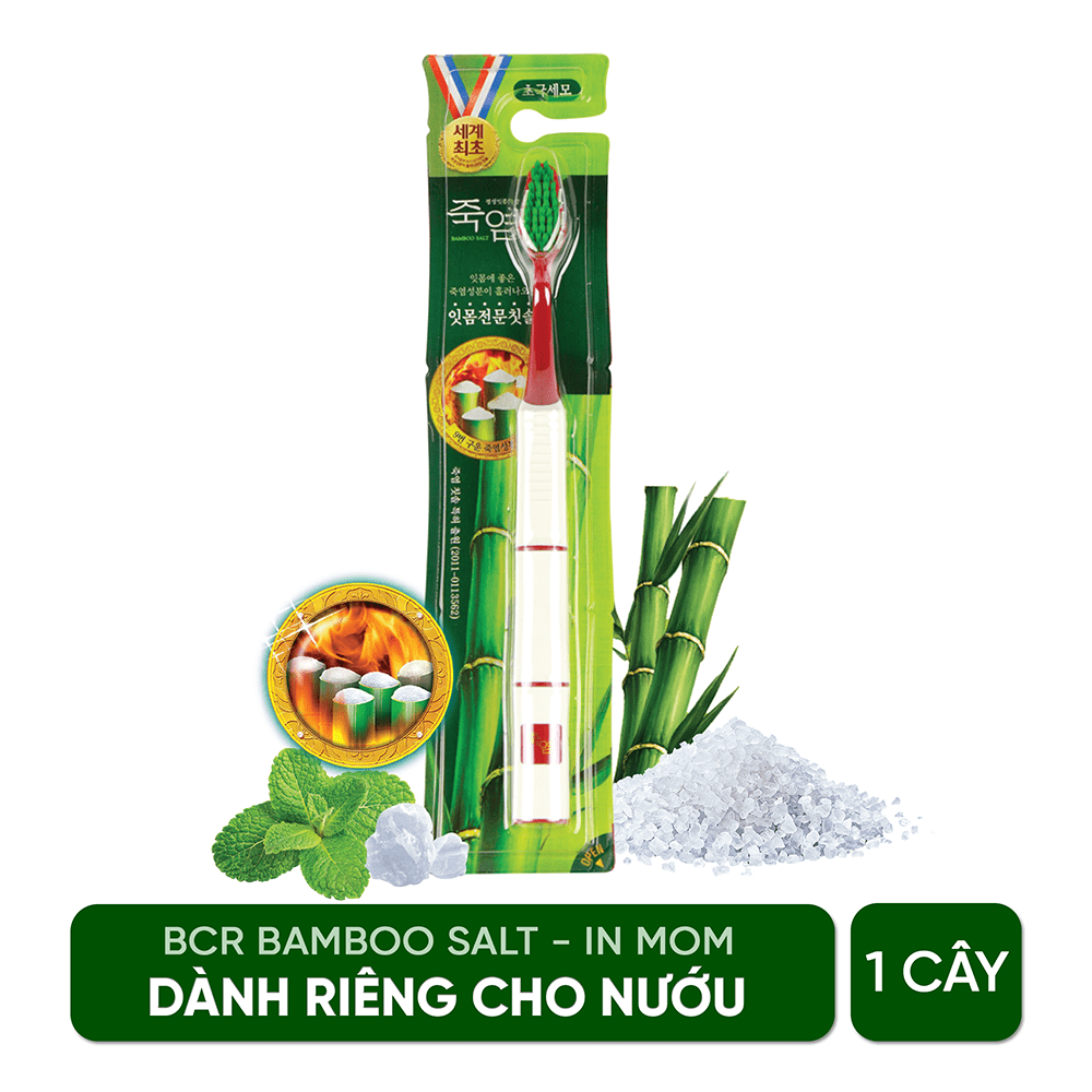 Bàn chải răng Bamboo Salt In Mom dành riêng cho nướu 1 cây